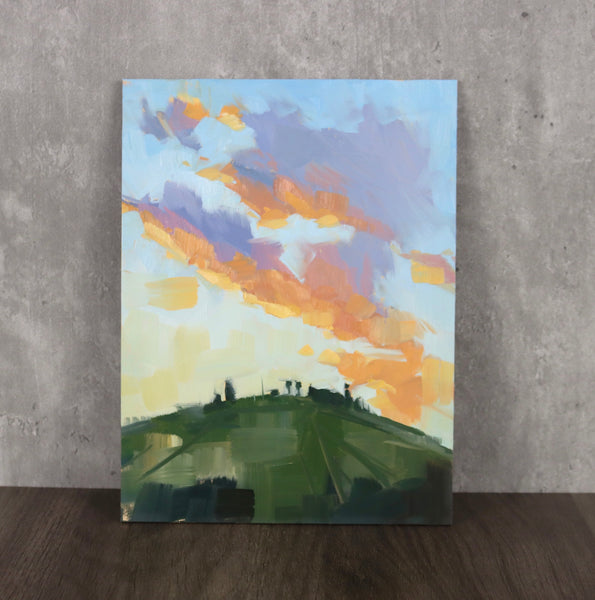 Sunset after the Storm - 6x8