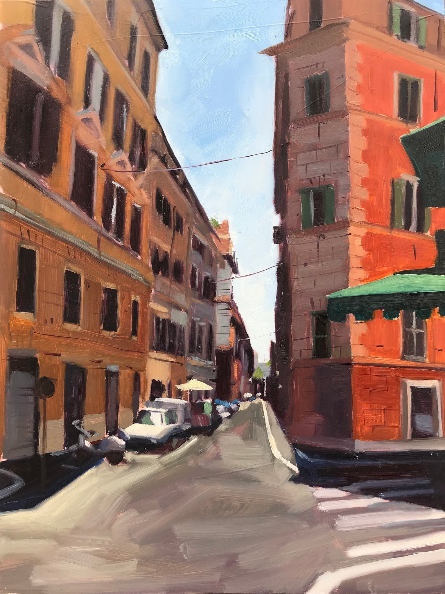 Alley in Rome - 9x12