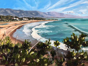 Santa Barbara Shoreline - Paper Print