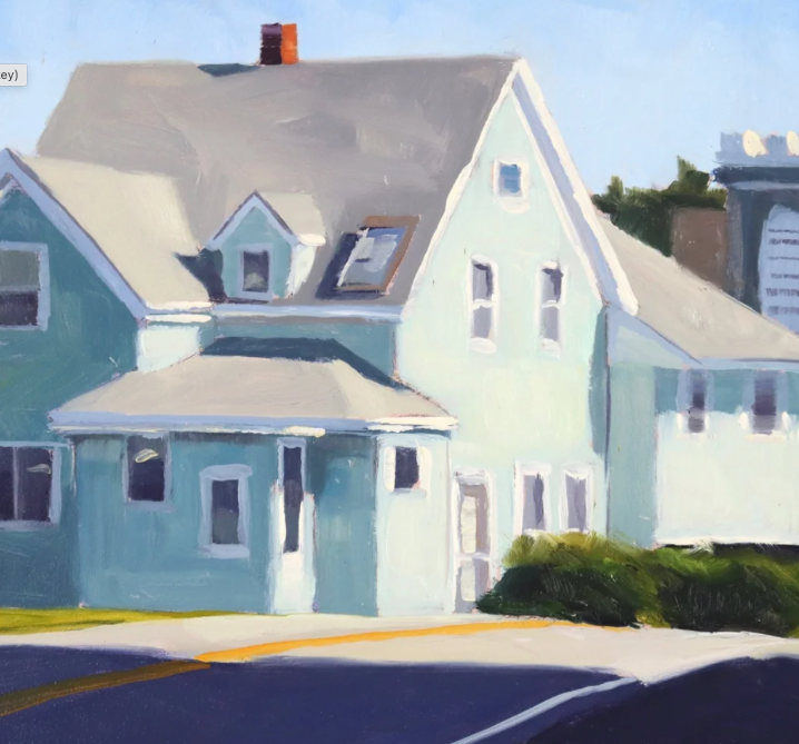 Mint Green House, Port Clyde 6x12