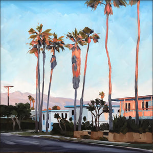 Sunset Palms II -  Canvas Print